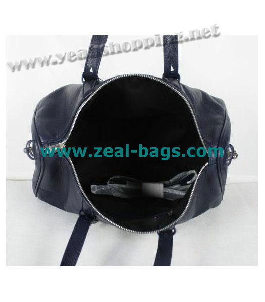 AAA Replica Alexander Wang Sapphire Blue Leather Shoulder Bag